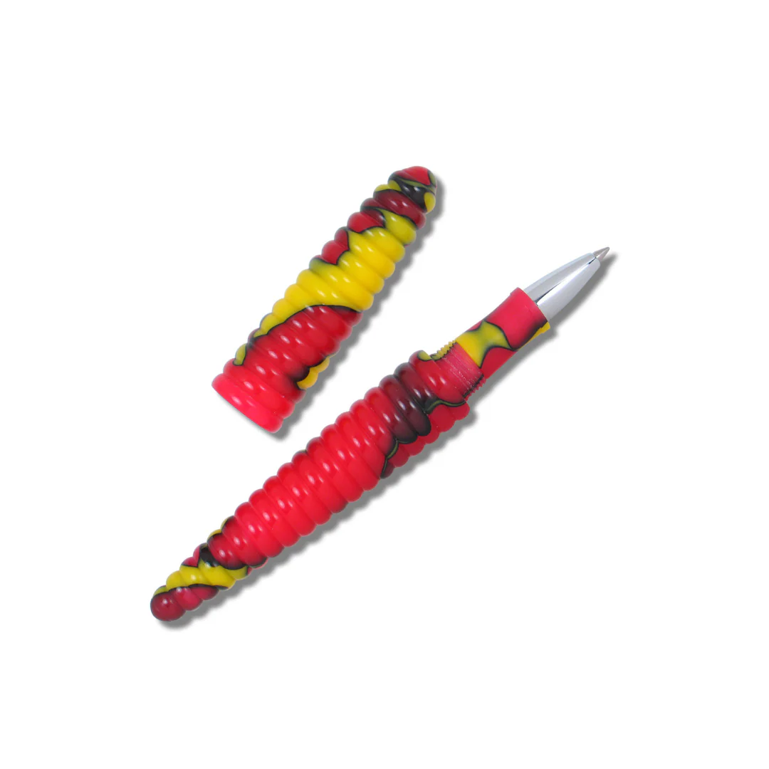 Acme Studio Rollerball Pen - Rings Yellow/Red - Image 5