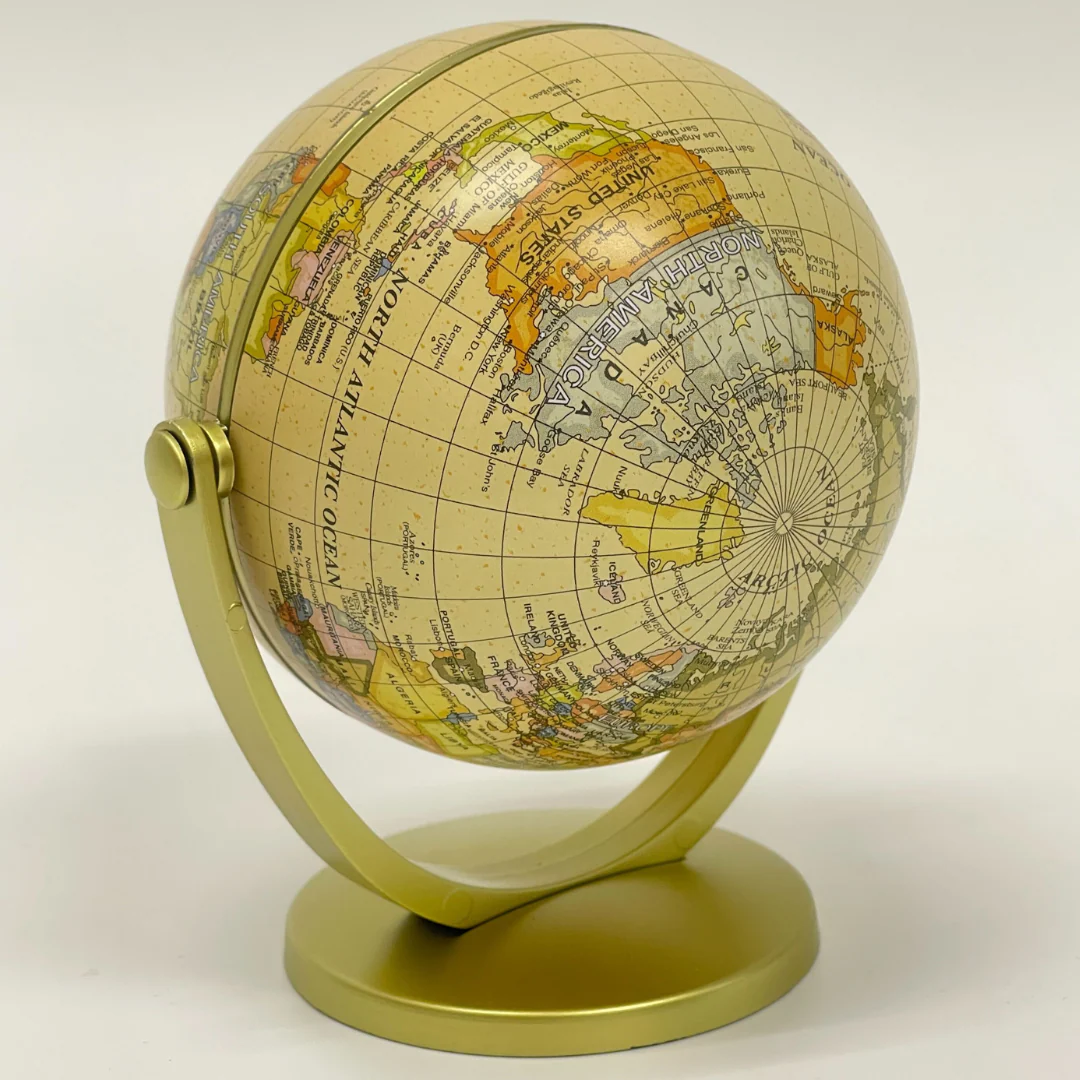 Luxo Antique Vintage Globe, Mini Desktop - 10cm - Image 6