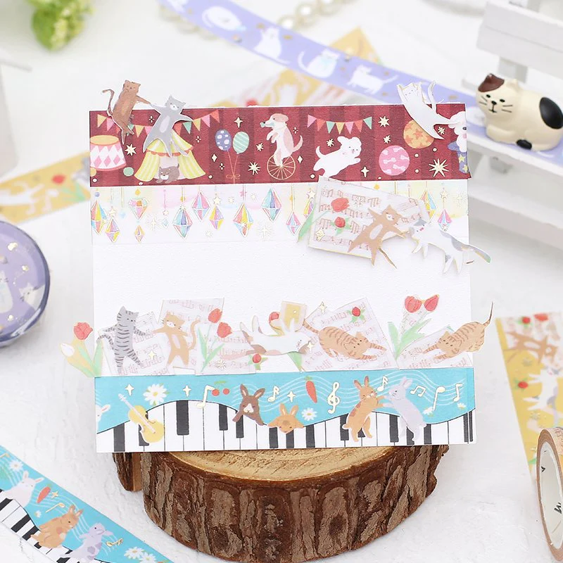 BGM Cat Song Masking Tape - Image 4