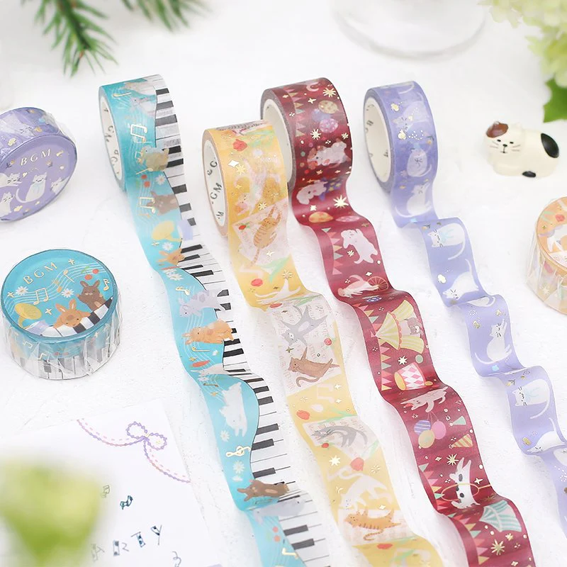 BGM Cat Song Masking Tape - Image 5