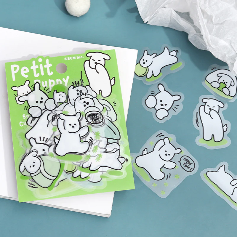 BGM Clear Seal: Puppy Petit - Green - Image 3