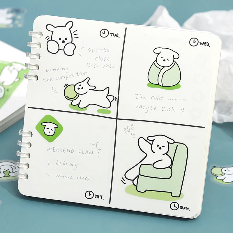 BGM Clear Seal: Puppy Petit - Green - Image 4