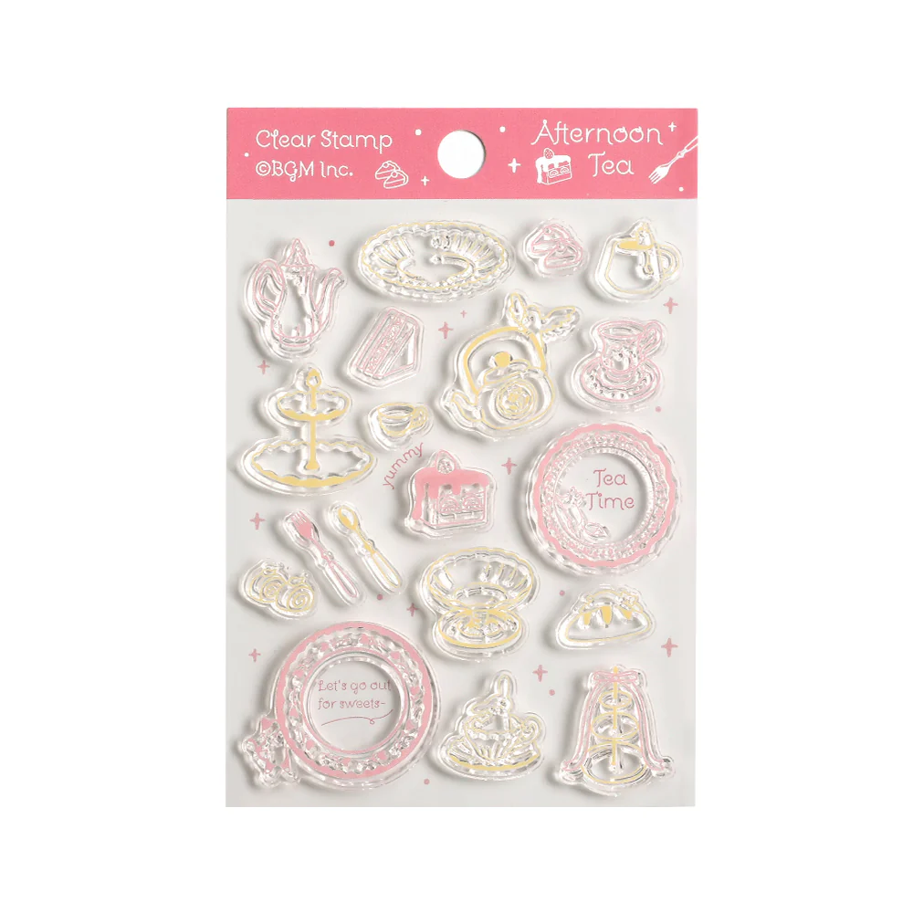 BGM Clear Stamp: Diary - Afternoon Tea Party