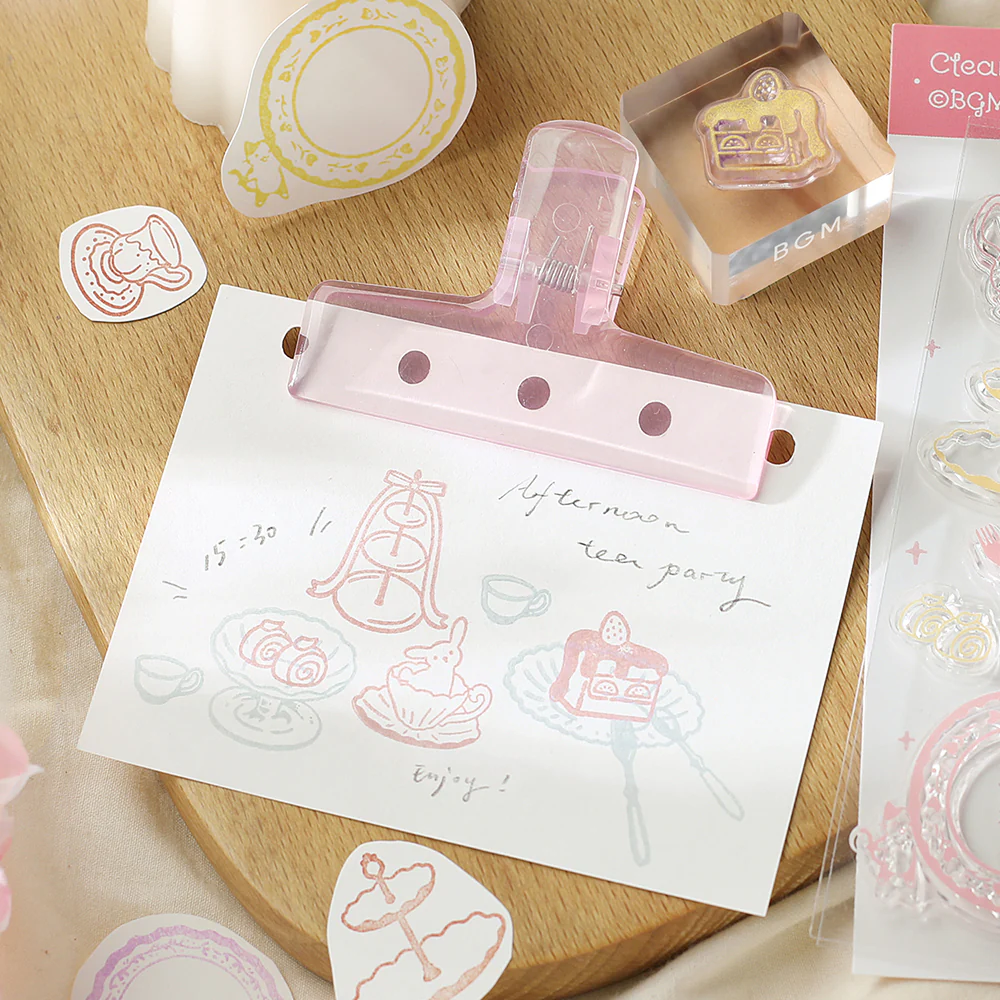 BGM Clear Stamp: Diary - Afternoon Tea Party - Image 4