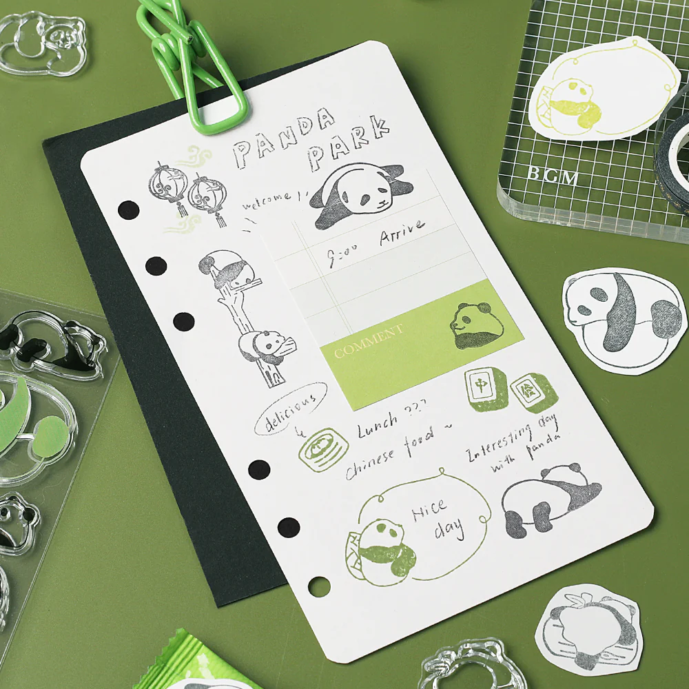 BGM Clear Stamp: Diary - Panda Diary - Image 5