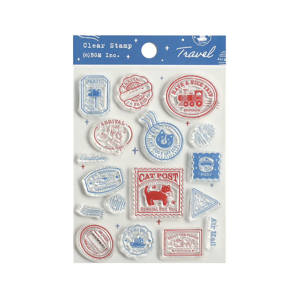 BGM Clear Stamp: Diary - Traveling Stamps