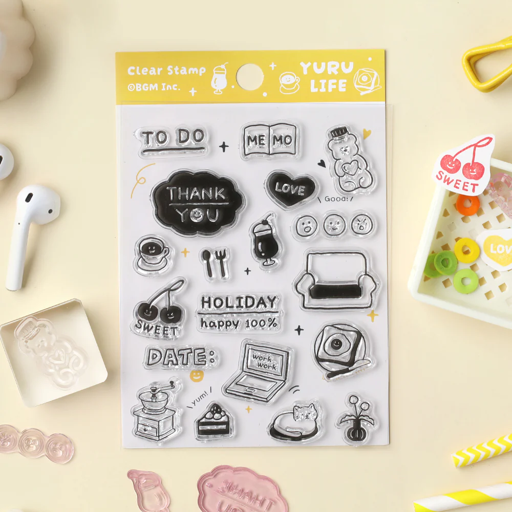 BGM Clear Stamp: Diary - Yuru Life Diary - Image 2
