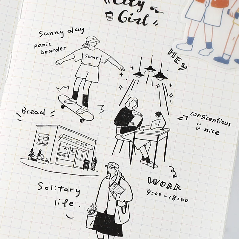 BGM Coordinating Sticker: Virgin Picture Book - City - Image 6
