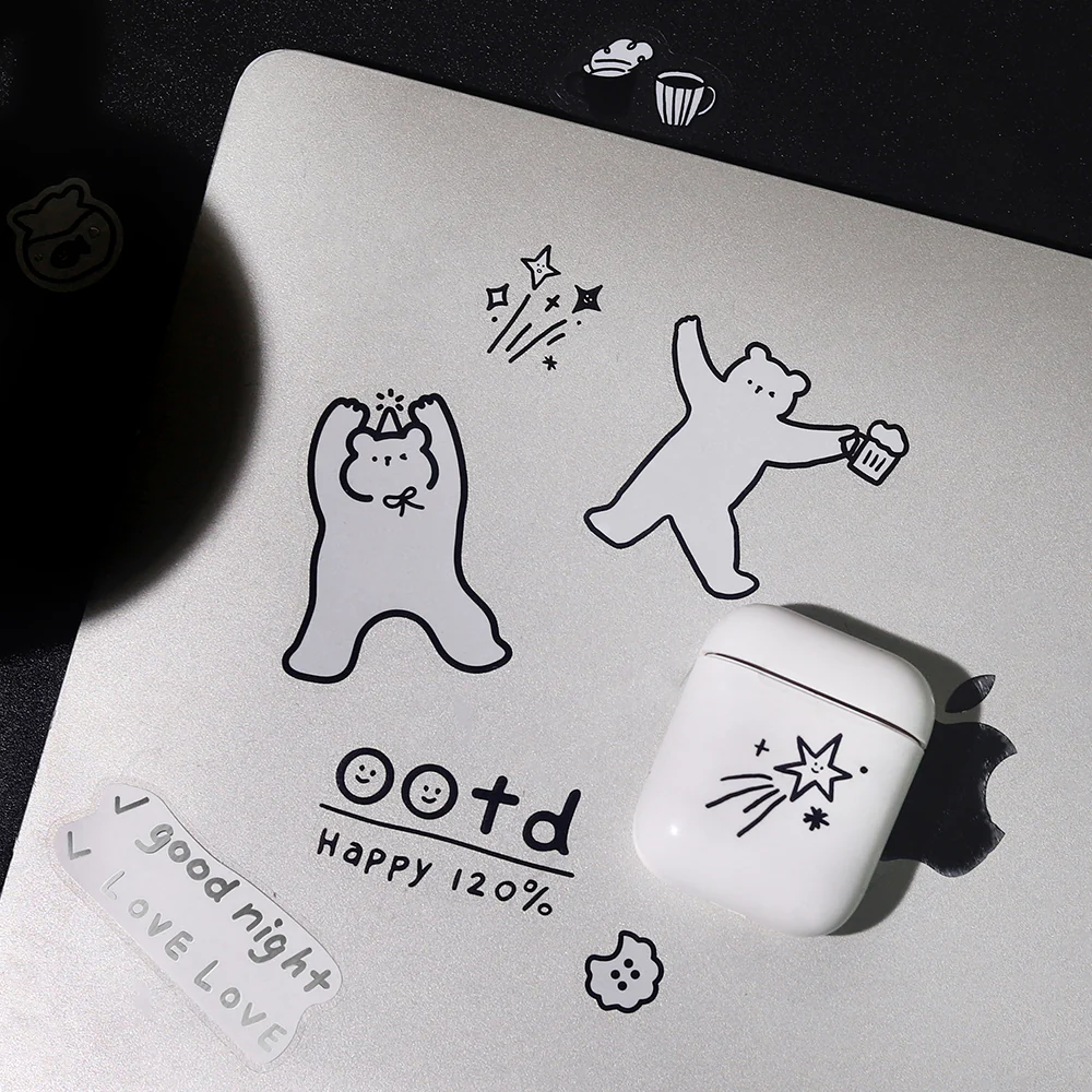BGM Deco Sticker Mix Seal: YURUKU IKO-YO! - Bear - Image 4