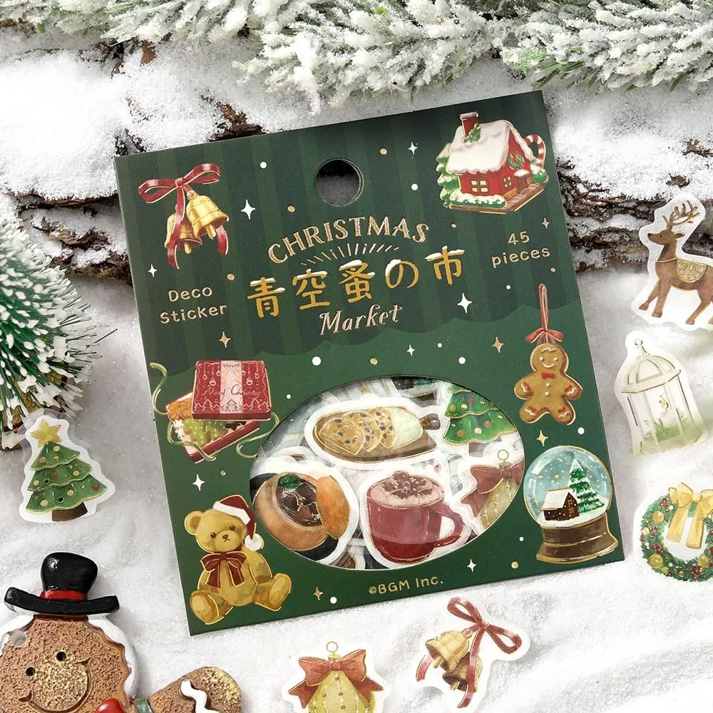 BGM Foil Stamping 2025 Christmas Limited Edition Flake Seal - Open-Air Flea Market: Christmas Market - Image 5
