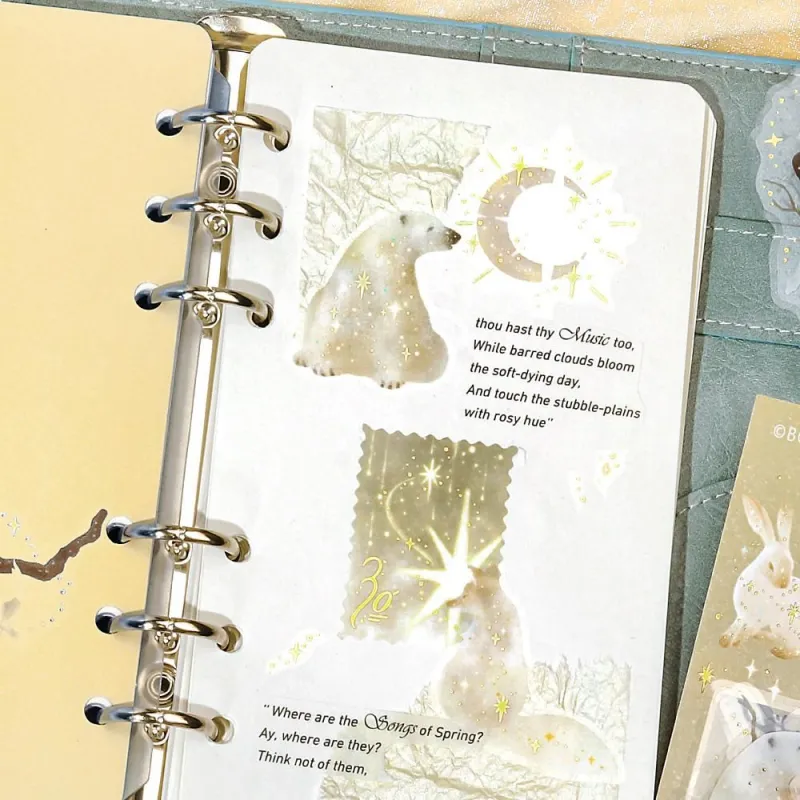 BGM Foil Stamping Clear Seal: Stardust Magic - Moon - Image 4