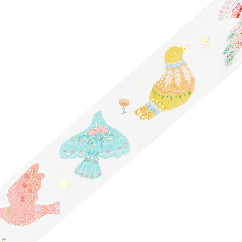 BGM Foil Stamping Clear Tape: Life - Bird Embroidery - Image 2