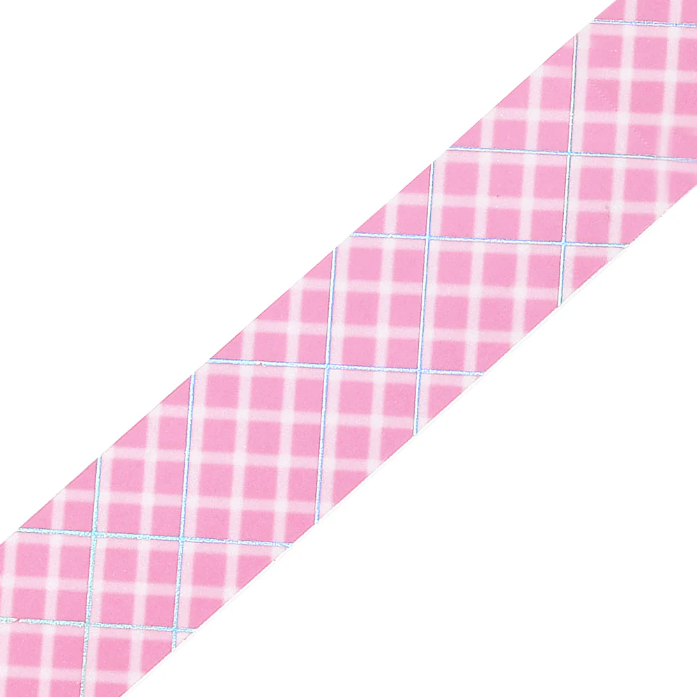 BGM Foil Stamping Clear Tape: Life - Pink Lattice - Image 2
