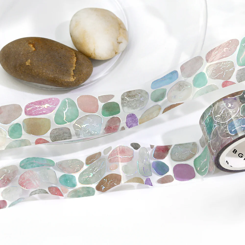 BGM Foil Stamping Clear Tape: Pebble - Image 3