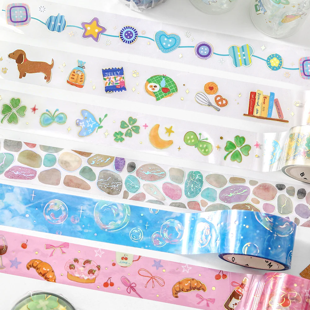 BGM Foil Stamping Clear Tape: Pebble - Image 6