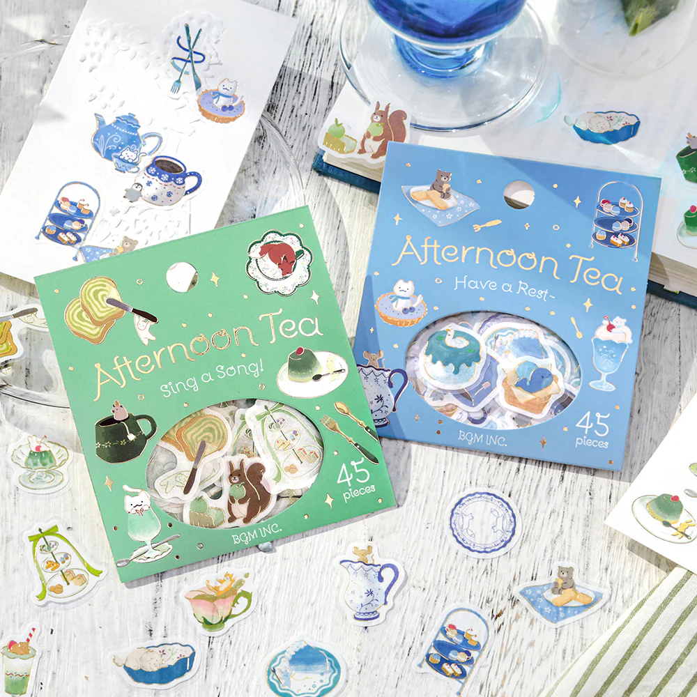 BGM Foil Stamping Flake Seal: Afternoon Tea Party - Let's Take a Breath - Image 6
