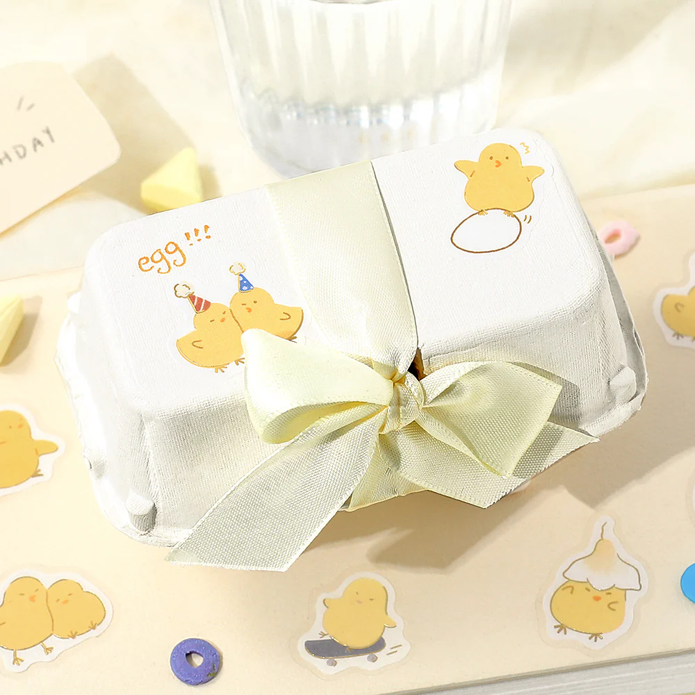 BGM Foil Stamping Flake Seal: Fluffy Animals - Chick Egg - Image 4