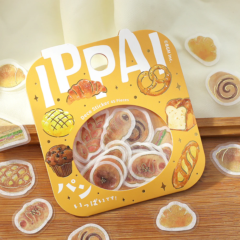 BGM Foil Stamping Flake Seal: Ippai - It's Full of Bread - Image 5