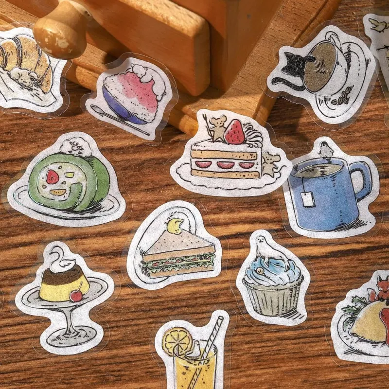 BGM Foil Stamping Flake Seal - Mini Mini Animals: Café - Image 3
