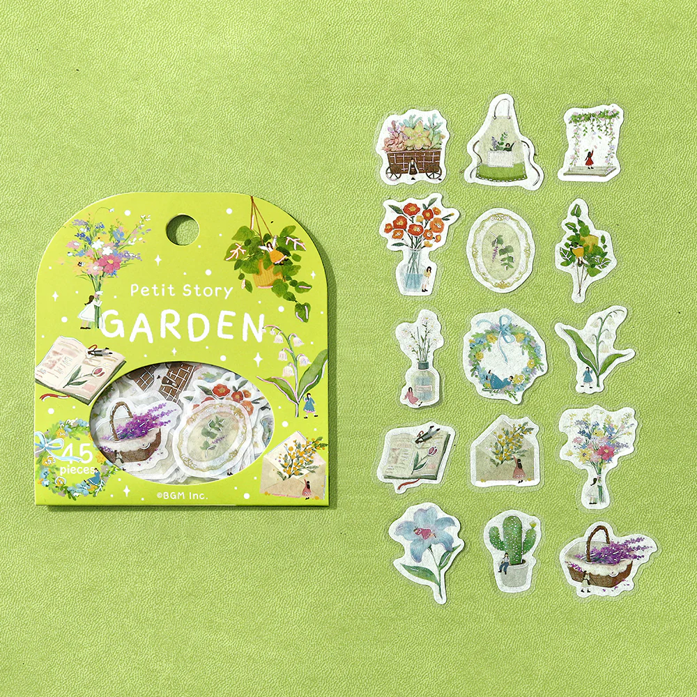 BGM Foil Stamping Flake Seal: Petit Story Gardening - Image 2