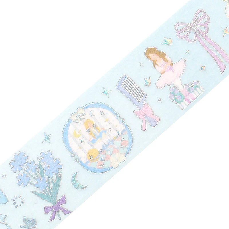 BGM Foil Stamping Masking Tape - Ballerina Blue - Image 2