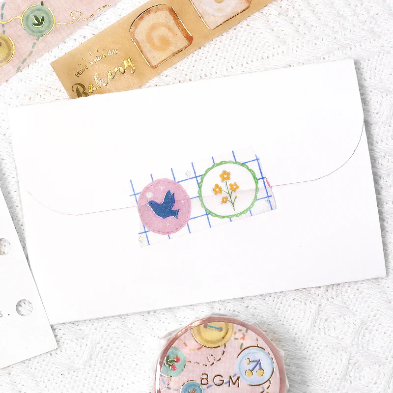 BGM Foil Stamping Masking Tape - Brooch - Image 5