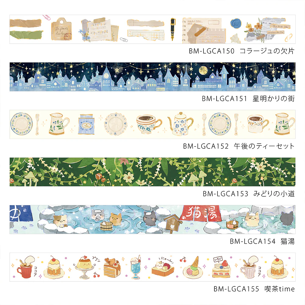 BGM Foil Stamping Masking Tape – Cafe Time - Image 6