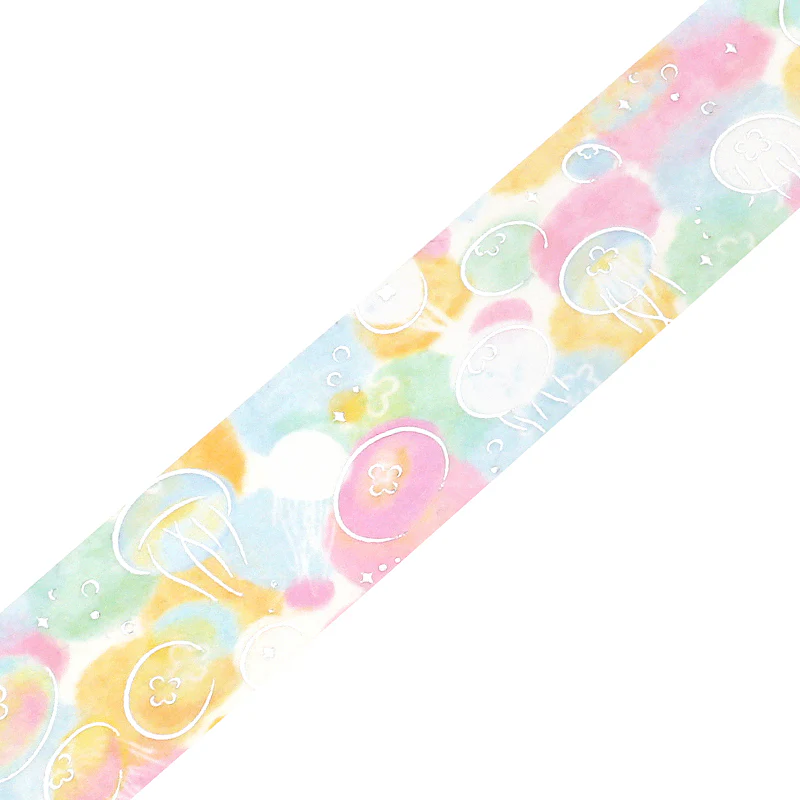 (DC) BGM Foil Stamping Masking Tape: Dreamy Scenery - Jellyfish - Image 2