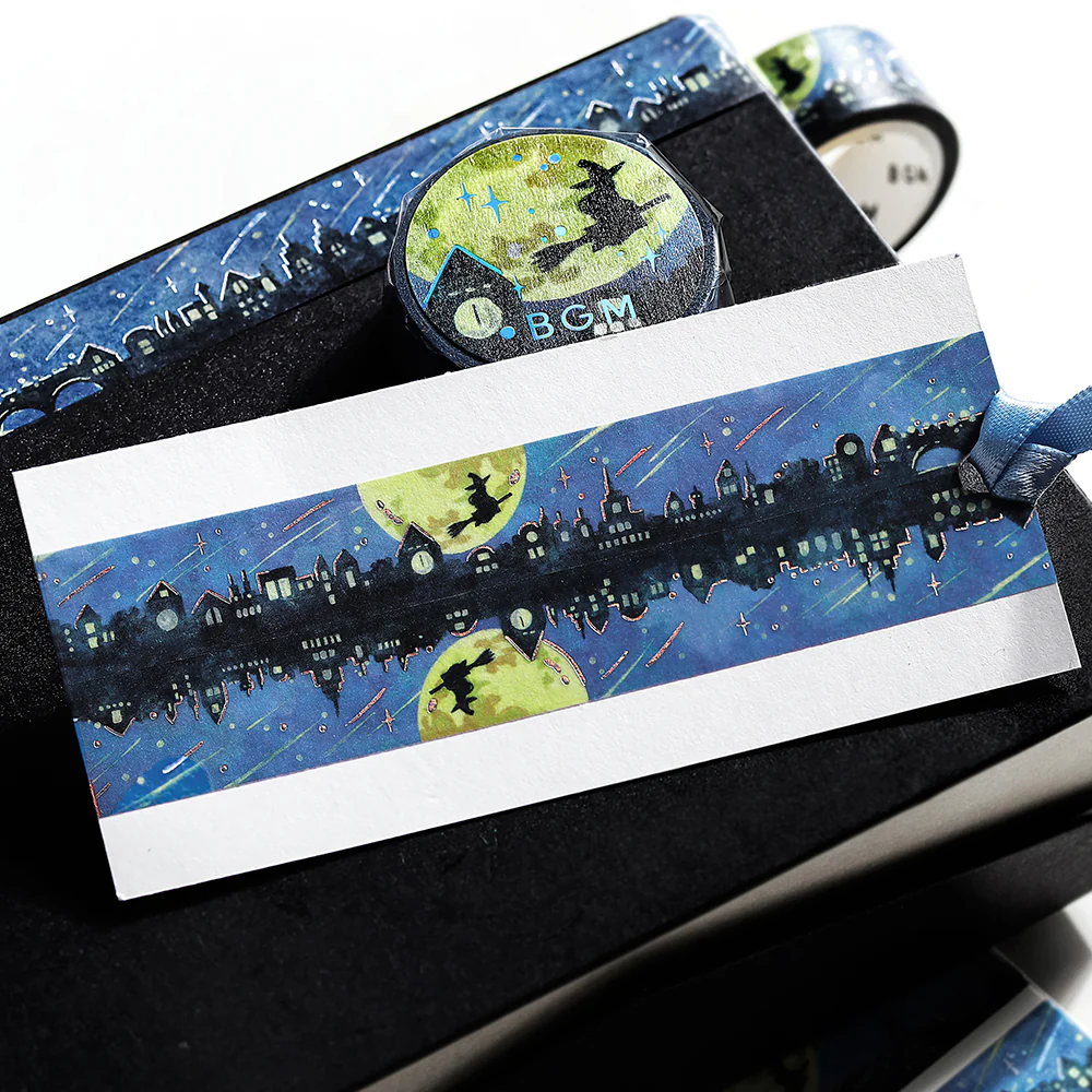 BGM Foil Stamping Masking Tape - A Town Where Witches Live - Image 4