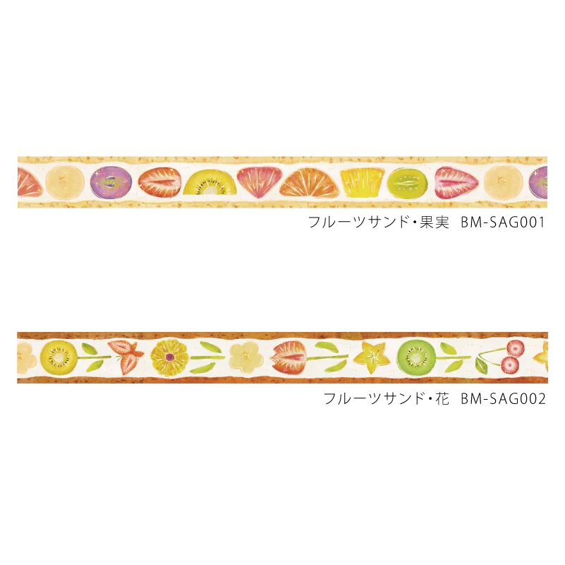 BGM Foil Stamping Masking Tape: Fruit Sandwich - Flower - Image 6