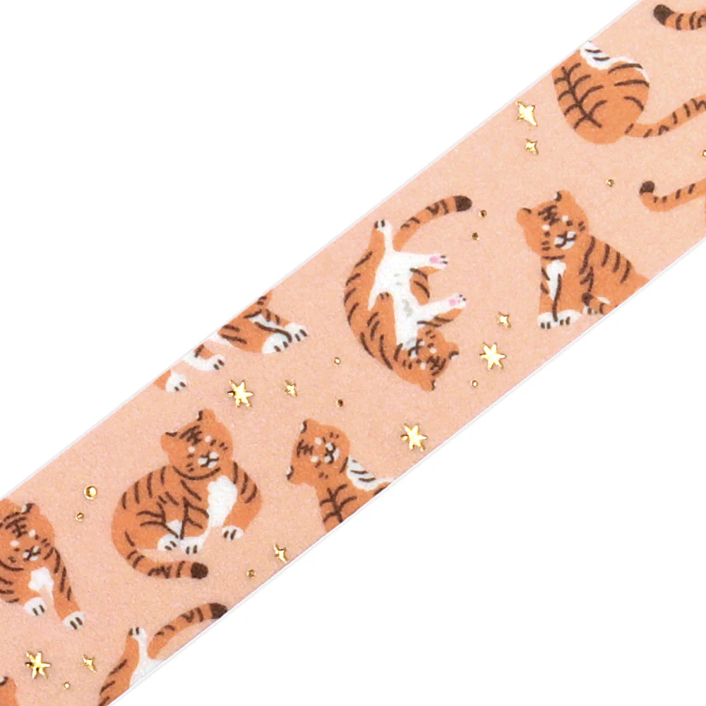 BGM Foil Stamping Masking Tape - I love Tiger - Image 2