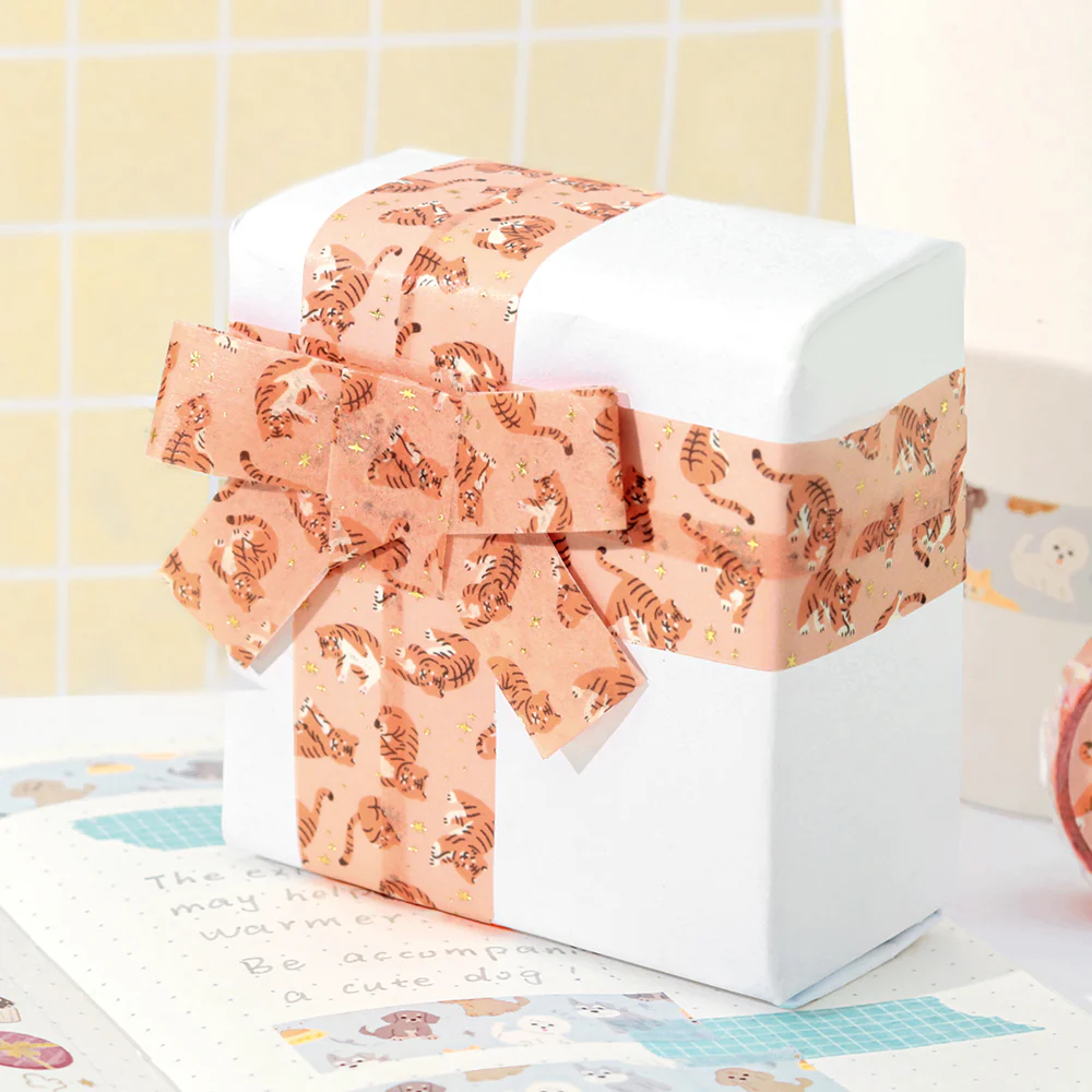 BGM Foil Stamping Masking Tape - I love Tiger - Image 4