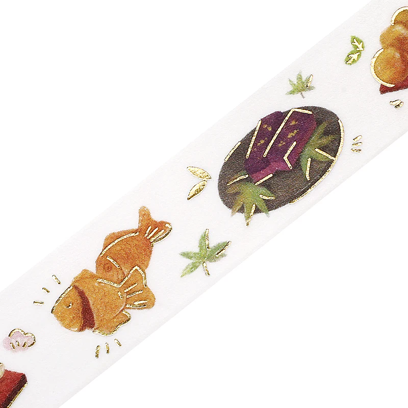 BGM Foil Stamping Masking Tape: IPPAI・Japanese Sweets Galore - Image 2