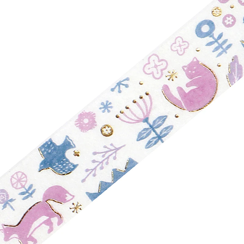 BGM Foil Stamping Masking Tape: Kusabana Techo - Song of the Forest - Image 2