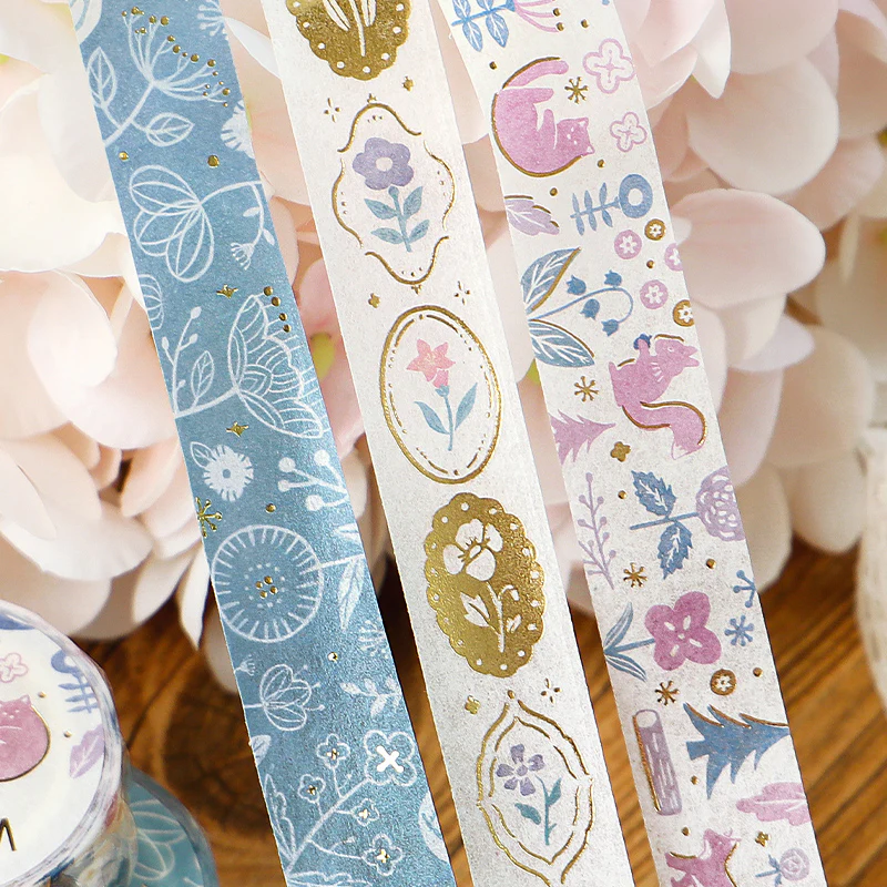 BGM Foil Stamping Masking Tape: Kusabana Techo - Song of the Forest - Image 3