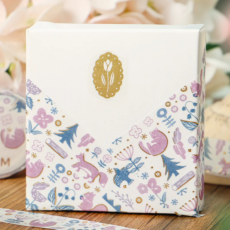 BGM Foil Stamping Masking Tape: Kusabana Techo - Song of the Forest - Image 4