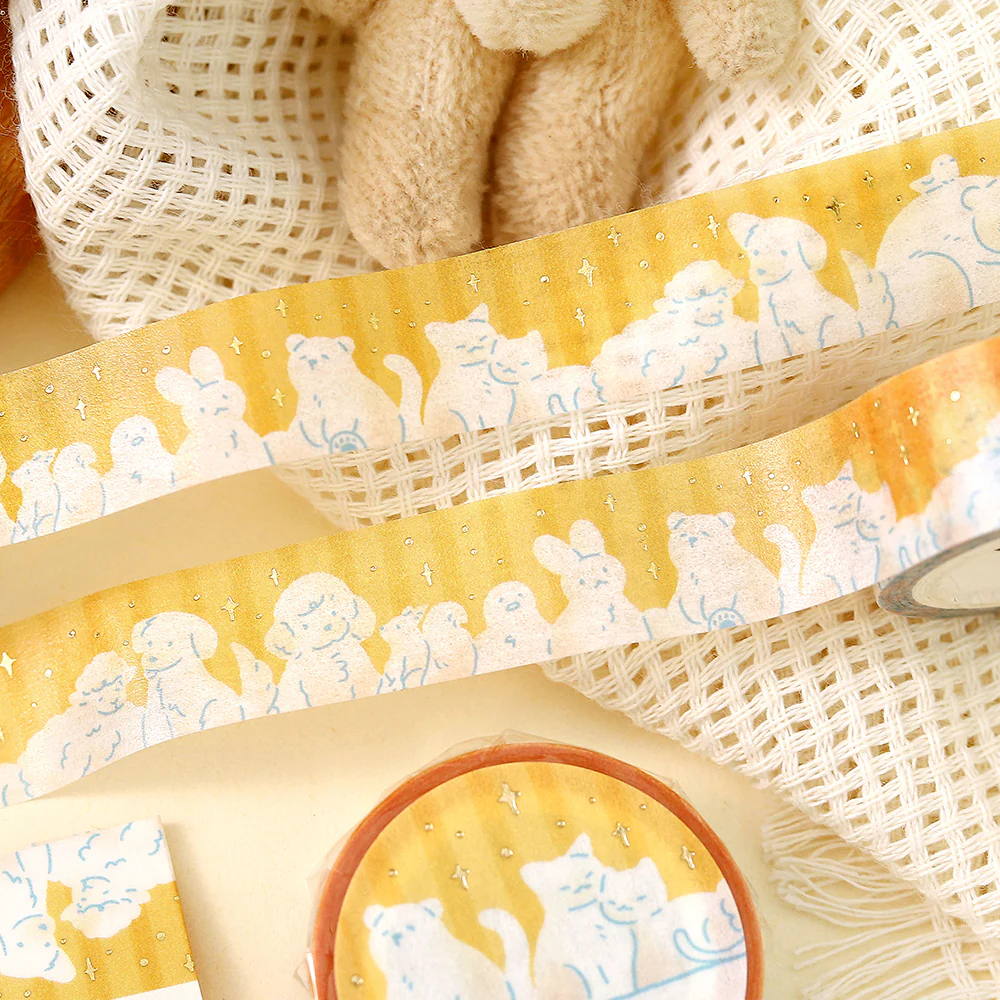 BGM Foil Stamping Masking Tape: Life - Animal Days - Image 3