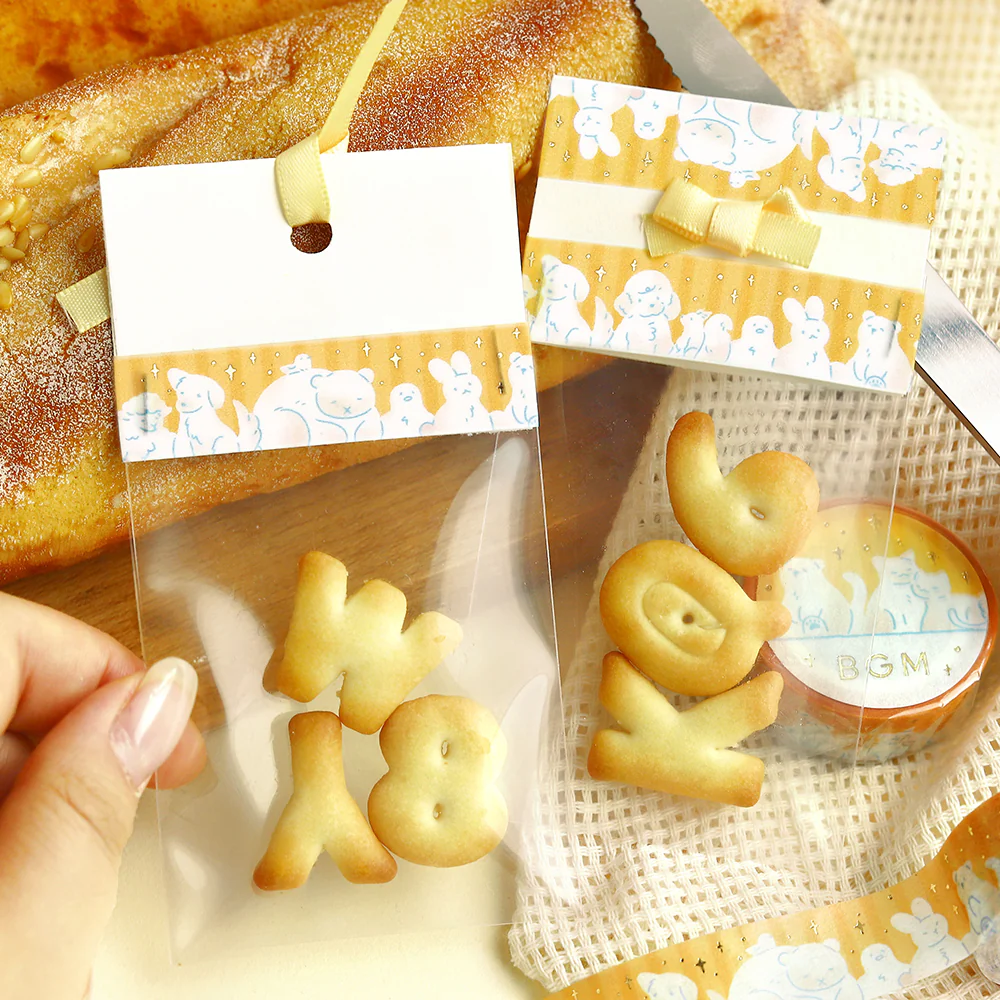 BGM Foil Stamping Masking Tape: Life - Animal Days - Image 4