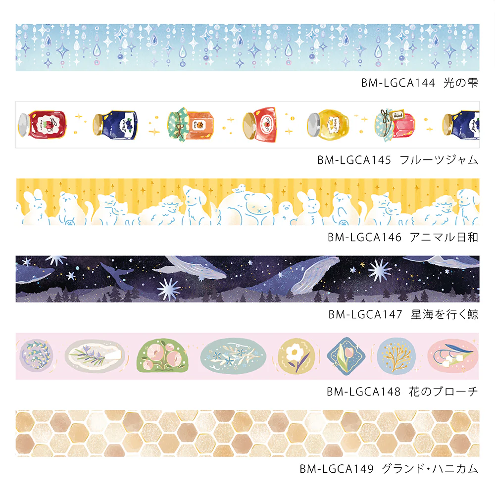 BGM Foil Stamping Masking Tape: Life - Animal Days - Image 7