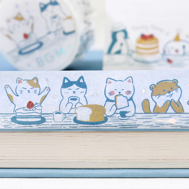 BGM Foil Stamping Masking Tape: Life - Dinner Party - Image 3