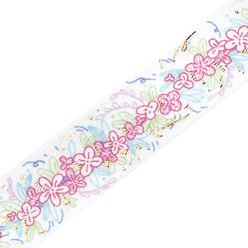 BGM Foil Stamping Masking Tape: Life - Flower Line - Image 2