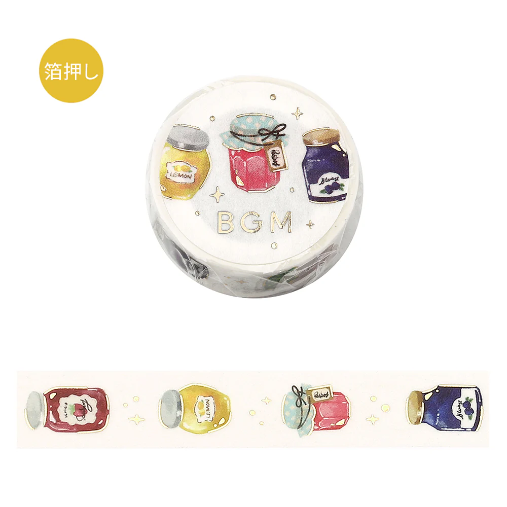 BGM Foil Stamping Masking Tape: Life - Fruit Jam