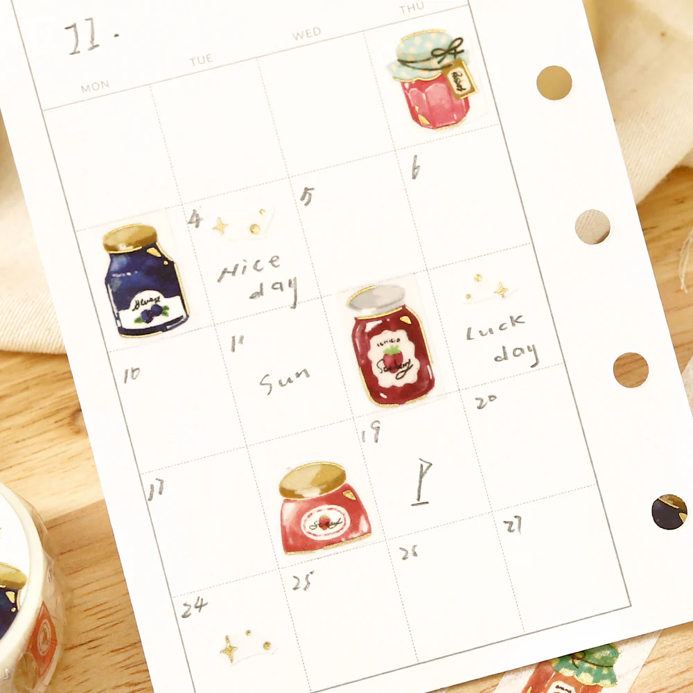 BGM Foil Stamping Masking Tape: Life - Fruit Jam - Image 4