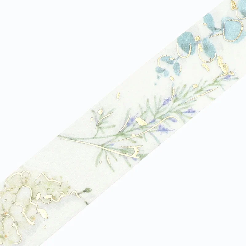 BGM Foil Stamping Masking Tape: Life - Natural/Green - Image 2