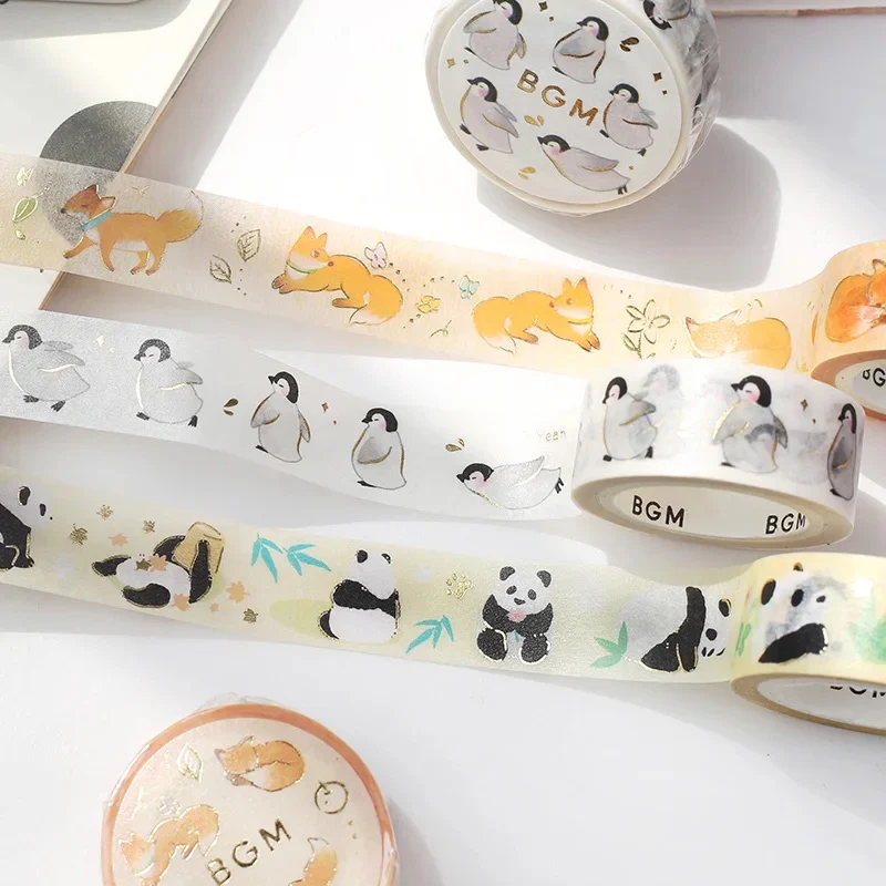 BGM Foil Stamping Masking Tape: Life - Panda Paradise - Image 3