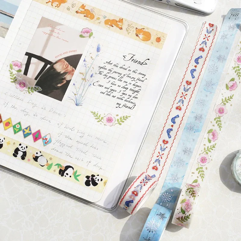 BGM Foil Stamping Masking Tape: Life - Panda Paradise - Image 4