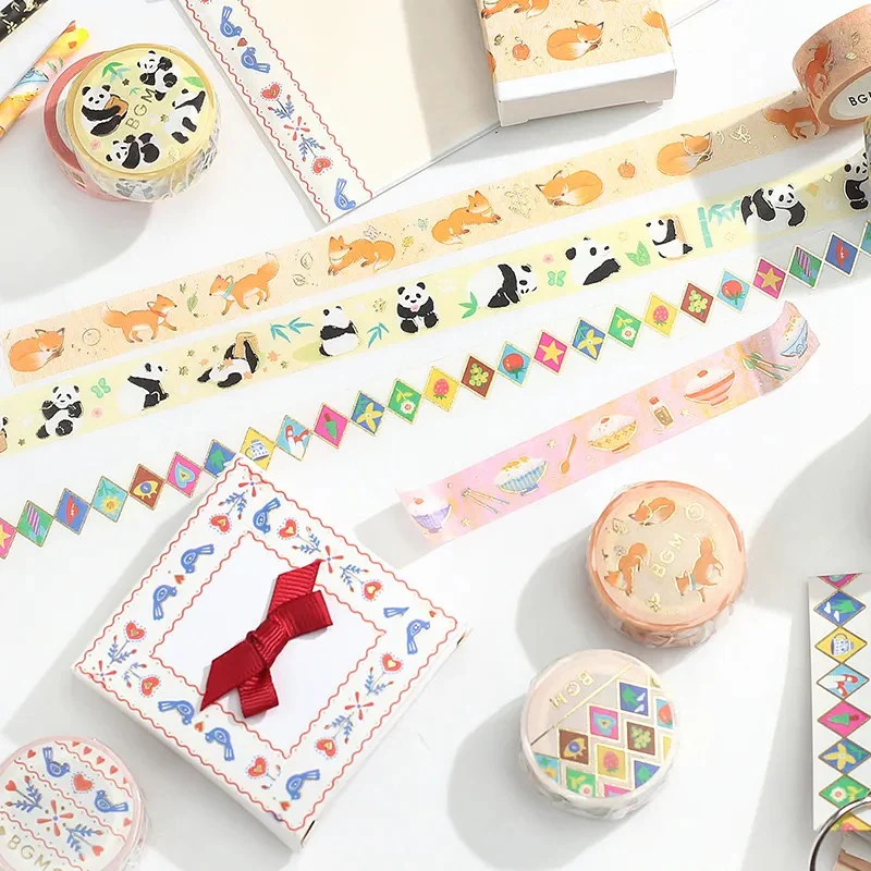 BGM Foil Stamping Masking Tape: Life - Panda Paradise - Image 5