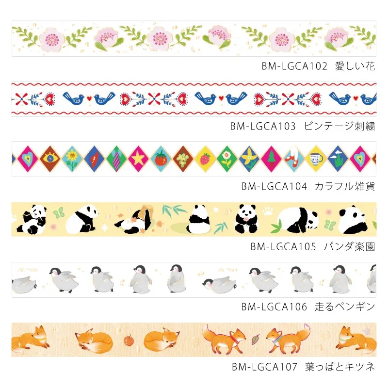 BGM Foil Stamping Masking Tape: Life - Panda Paradise - Image 6