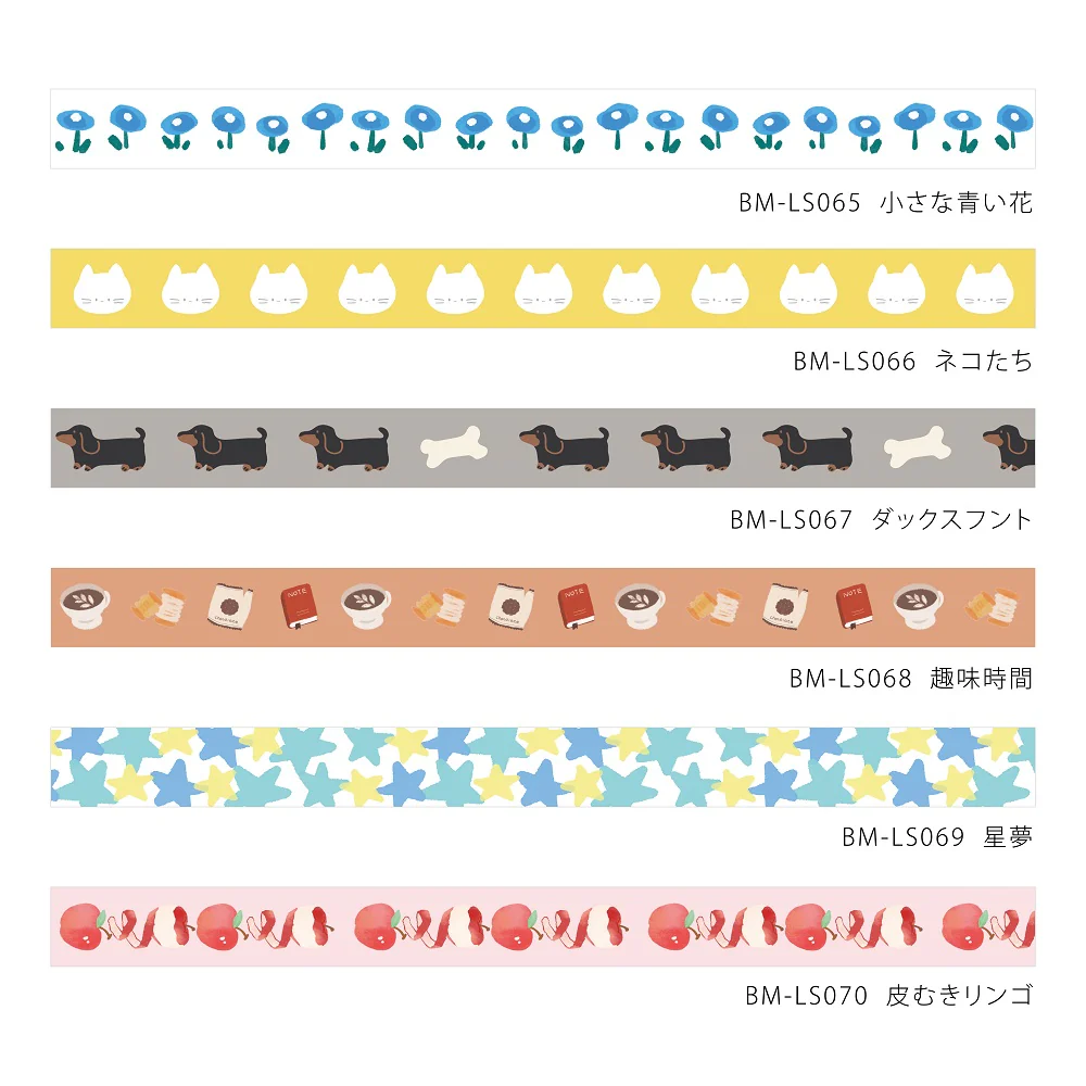 BGM Foil Stamping Masking Tape: Life - Peeled Apples - Image 7