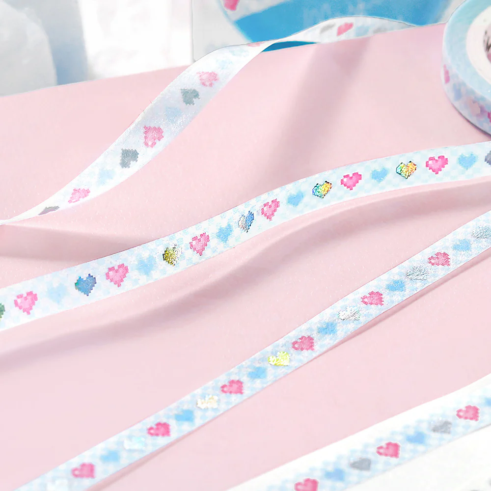 BGM Foil Stamping Masking Tape: Life - Pounding Heart - Image 3
